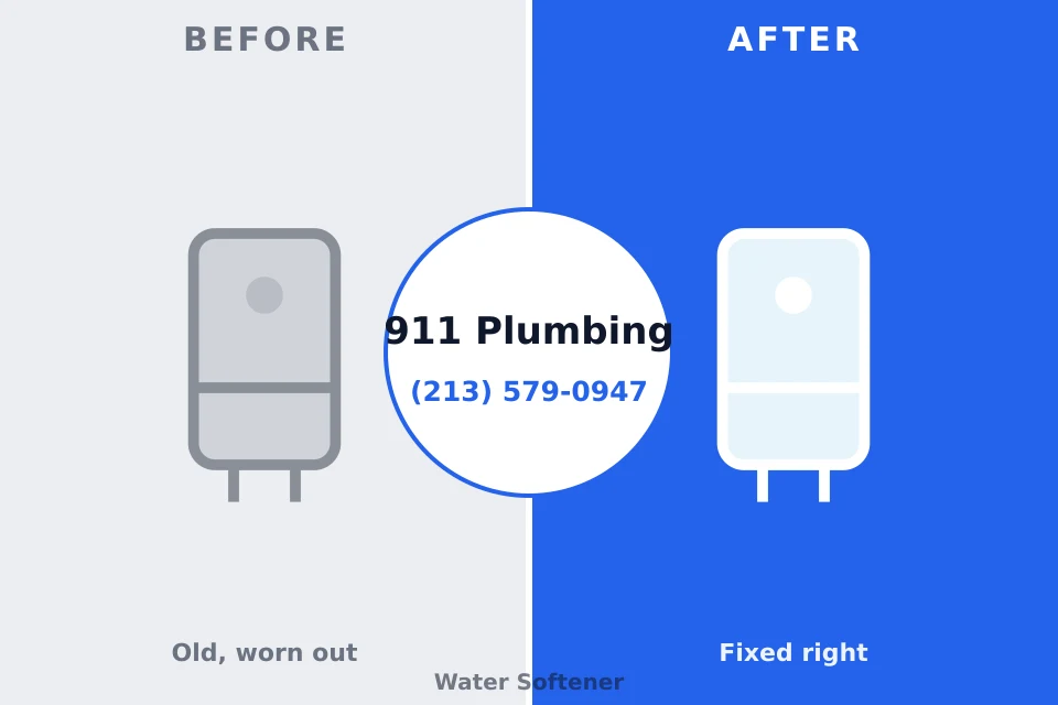 Before and after: plumbing repair Piqua, OH